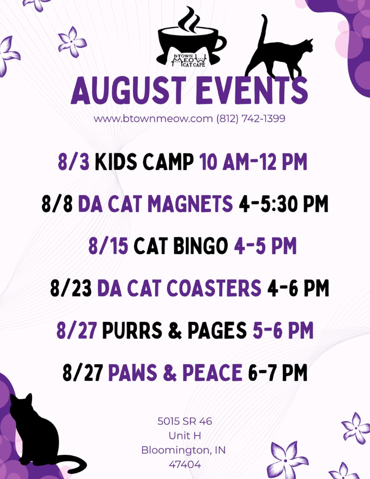 August events 26.2